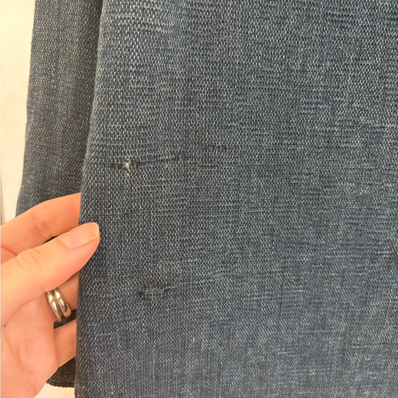 Imogene + Willie Inez navy blue button knit shirt top xs small - Picture 6 of 6